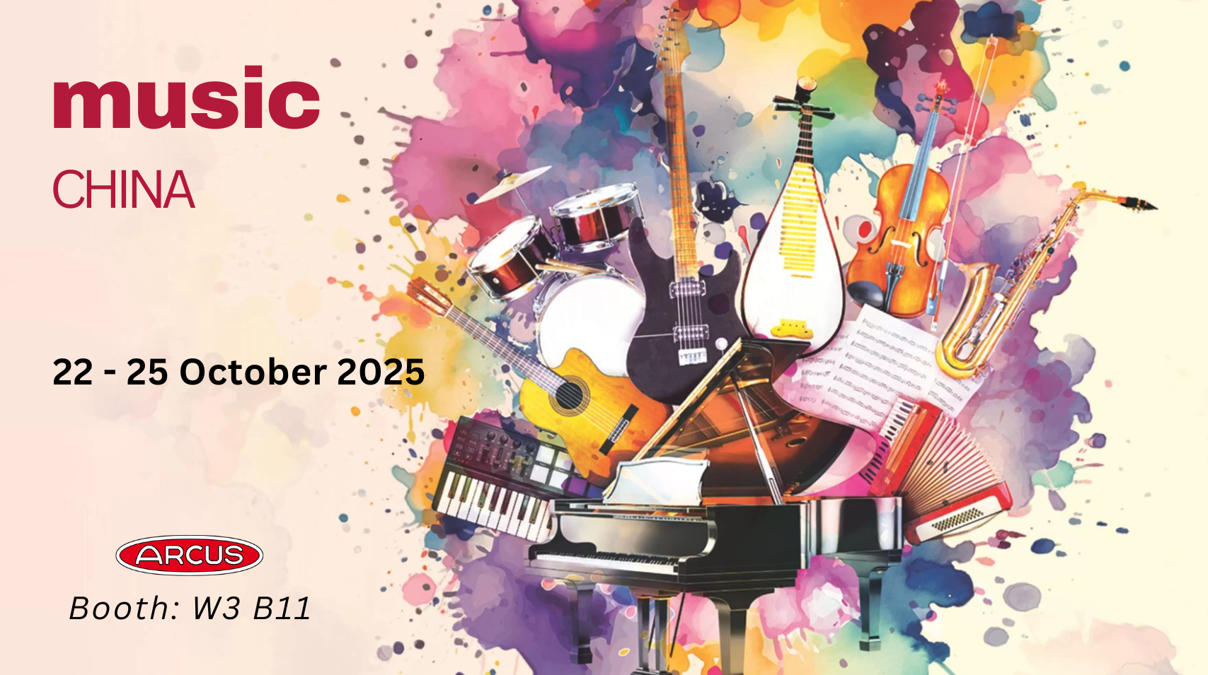 Besuchen Sie uns auf der Music China